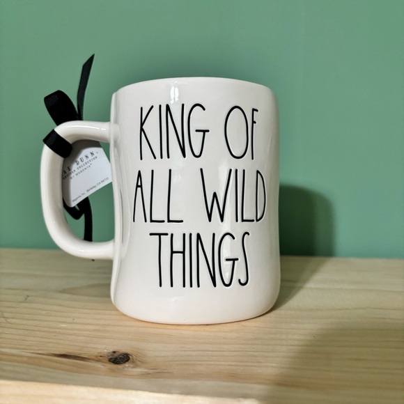NWT Rae Dunn Where The Wild Things Are “King of All Wild Things” Ceramic Mug - Picture 2 of 7